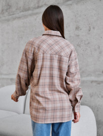 Cămașă de damă Staff mir brown oversize