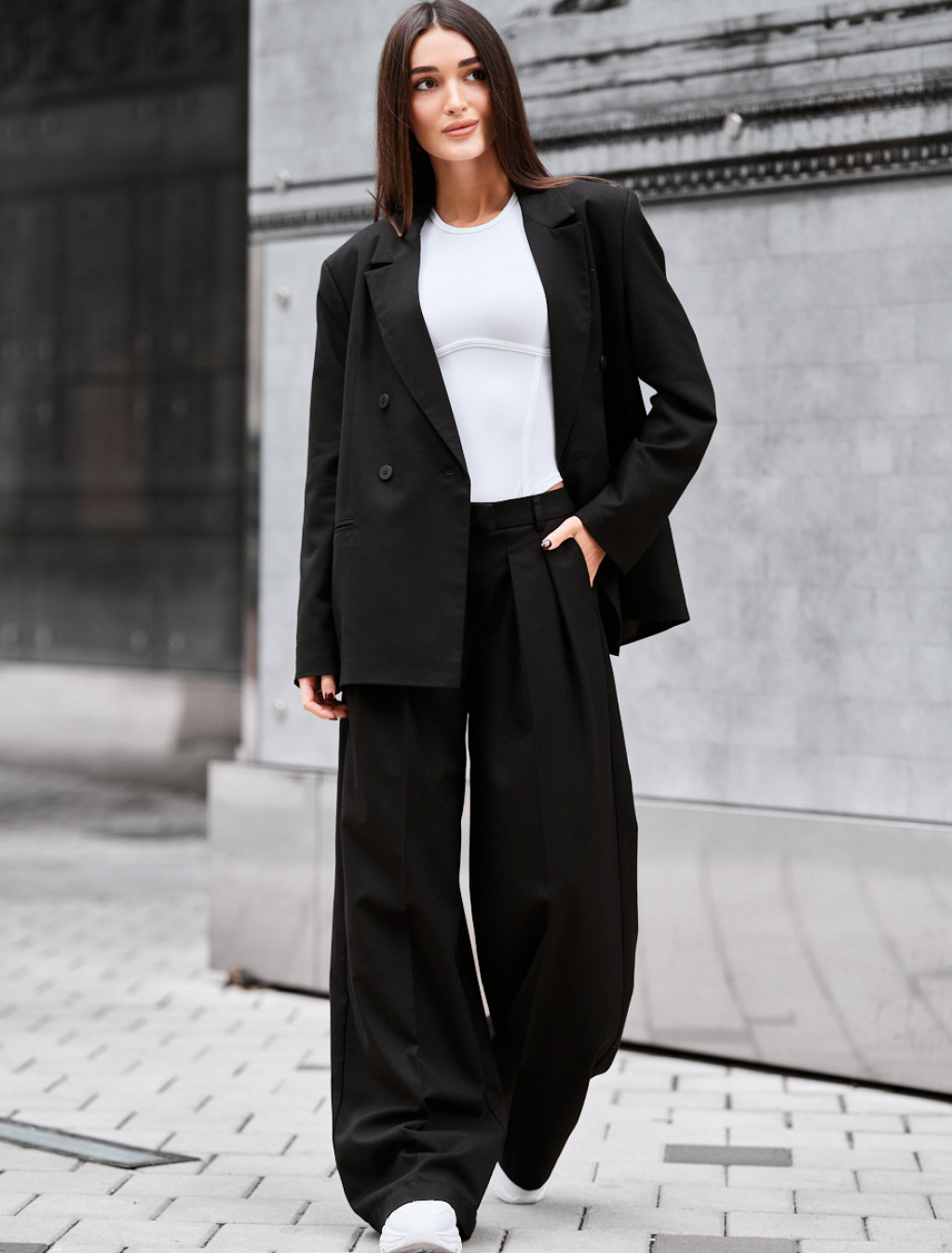 Pantaloni de damă Staff ren black