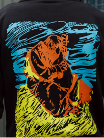 Hanorac  Staff blue & yellow fleece