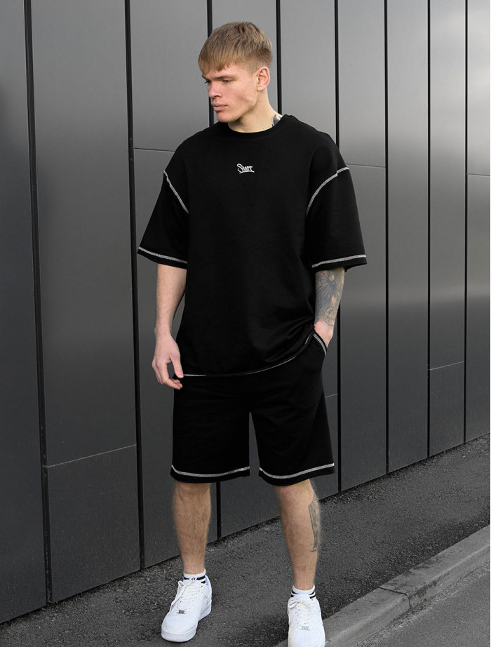 Set de vară tricou + pantaloni scurți Staff lio oversize