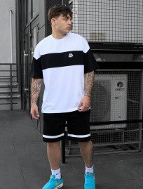 Set de vară tricou + pantaloni scurți Staff ft oversize
