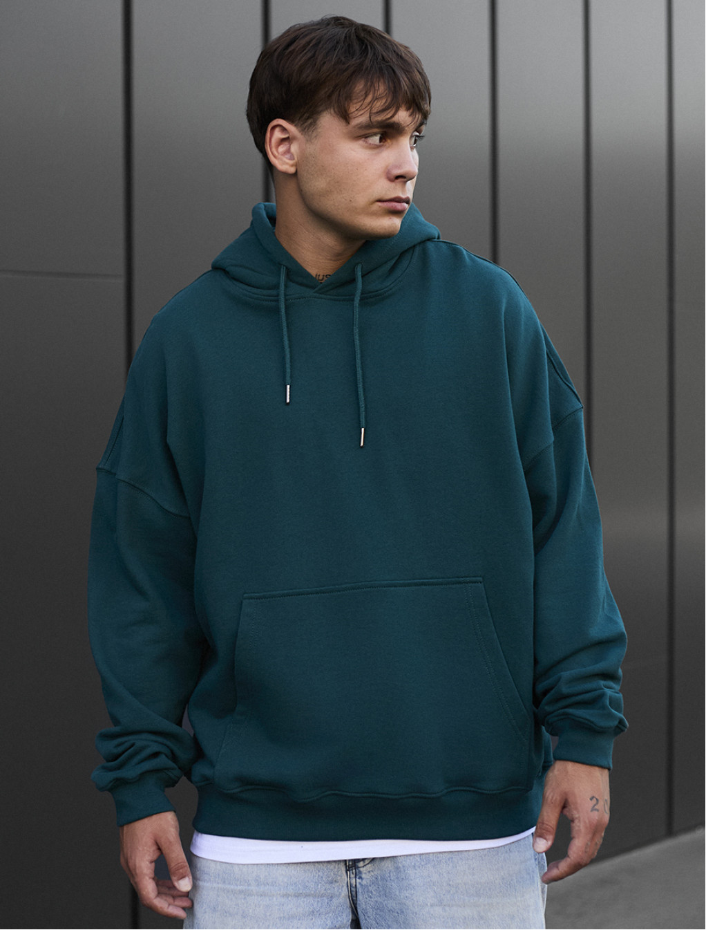 Hanorac Staff emerald oversize