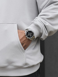 Hanorac Staff light gray oversize