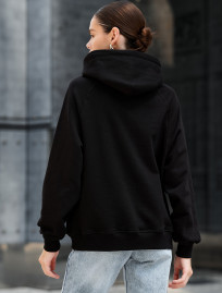 Hanorac de damă Staff black logo oversize