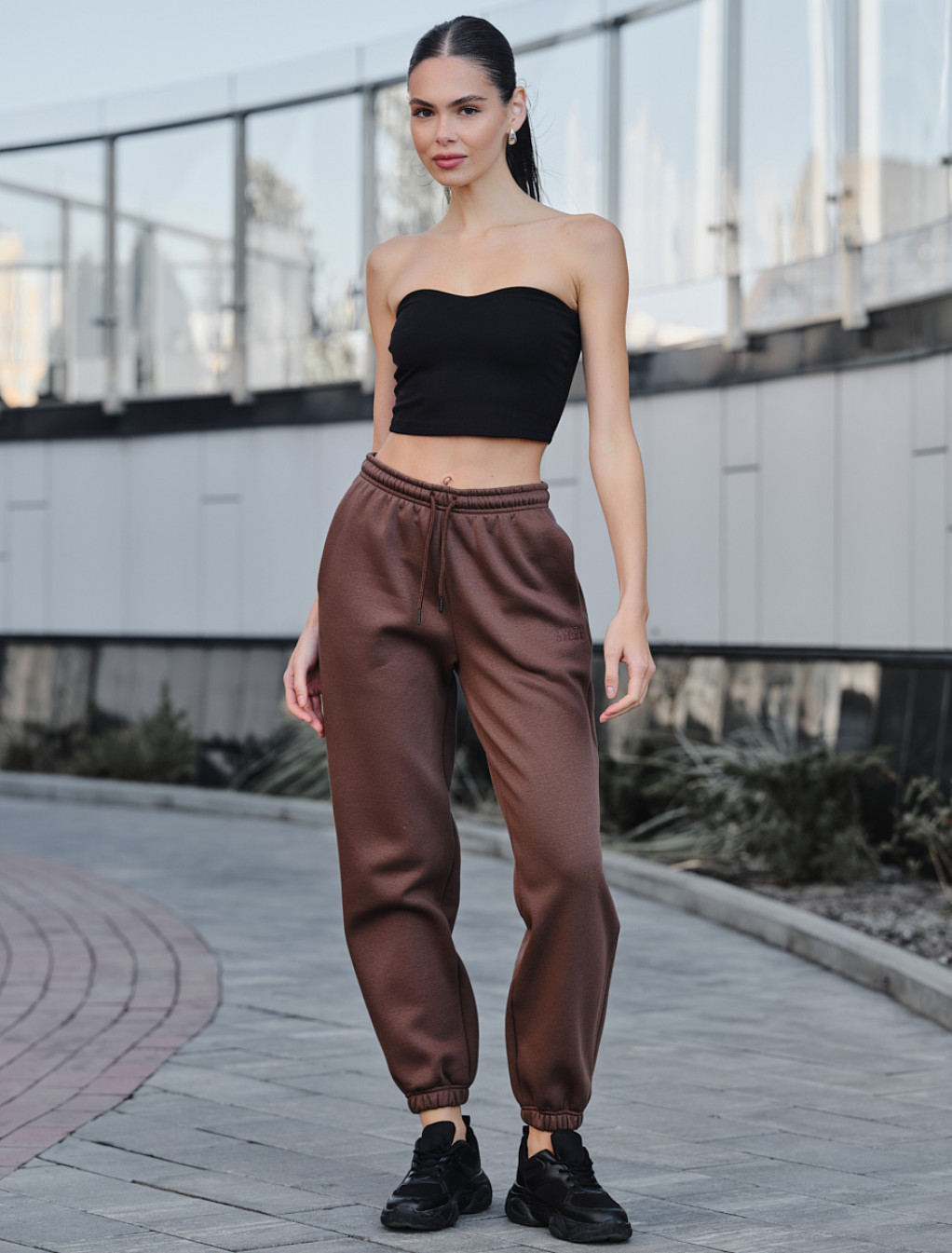 Trening de damă Staff nova brown fleece