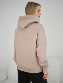 Hanorac de damă Staff vin beige oversize