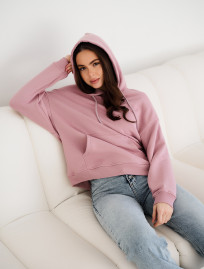 Hanorac de damă Staff vin powder oversize