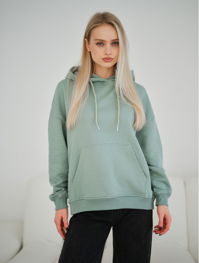 Hanorac de damă Staff vin mint oversize