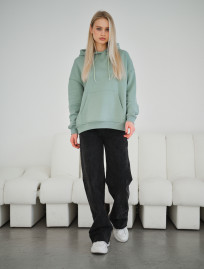 Hanorac de damă Staff vin mint oversize