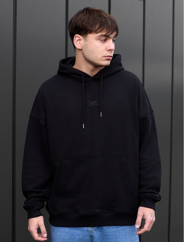 Hanorac Staff black logo oversize