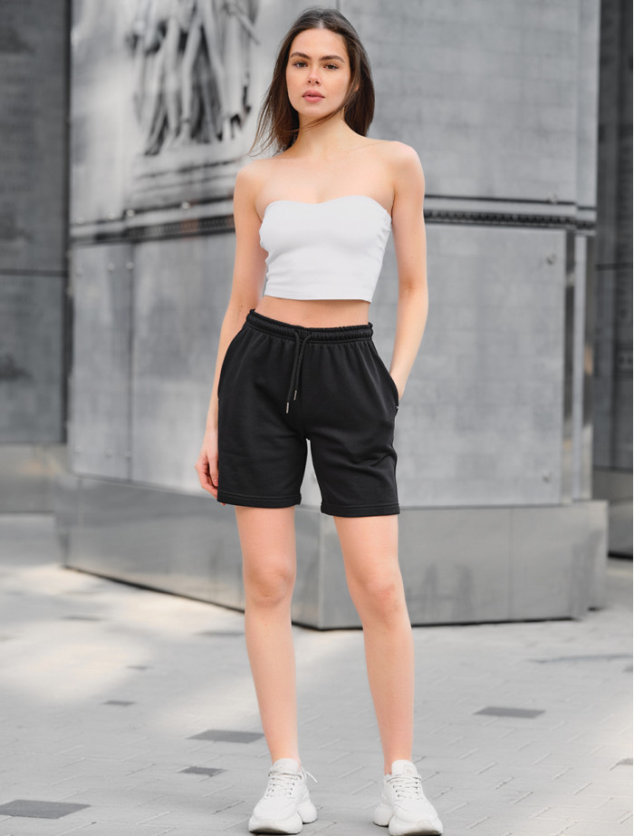 Pantaloni scurți Staff de black