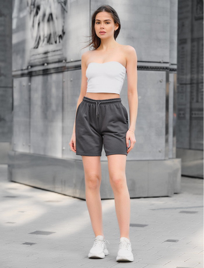 Pantaloni scurți de damă Staff de dark gray