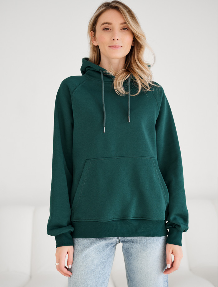 Hanorac de damă Staff am green oversize