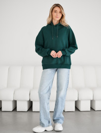 Hanorac de damă Staff am green oversize
