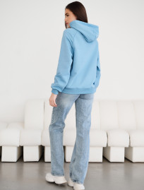 Hanorac de damă Staff am light blue oversize