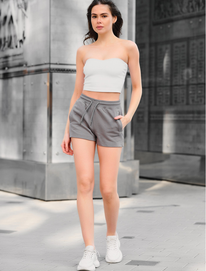 Pantaloni scurți Staff vi gray