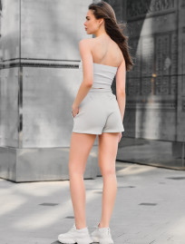 Pantaloni scurți Staff vi light gray