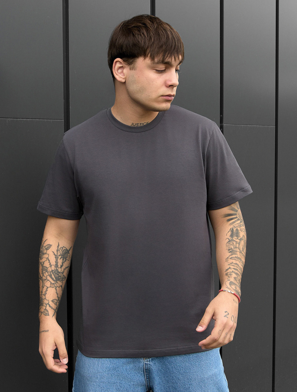 Tricou Staff dark gray