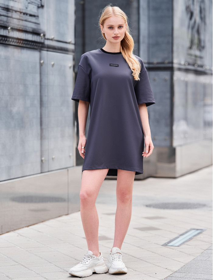 Rochie Staff lim gray blue