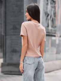 Tricou de damă Staff cap beige