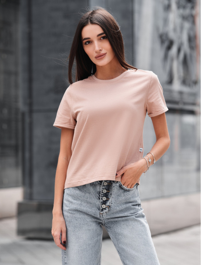 Tricou de damă Staff cap beige