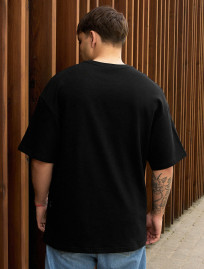 Tricou Staff be black oversize