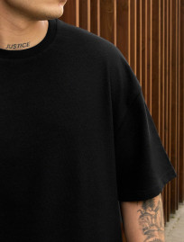 Tricou Staff be black oversize