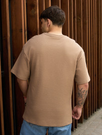 Tricou Staff be brown oversize