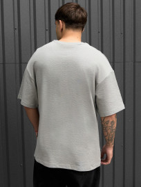 Tricou Staff be gray oversize