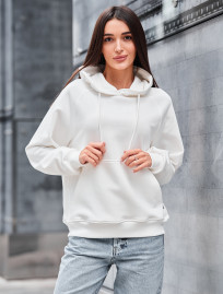 Hanorac de damă Staff amo white logo oversize