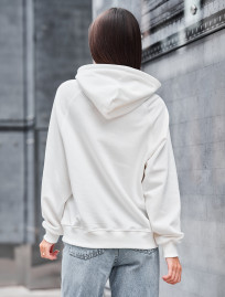 Hanorac de damă Staff amo white logo oversize