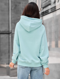 Hanorac de damă Staff amo light blue logo oversize