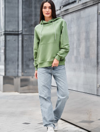 Hanorac de damă Staff amo green logo oversize