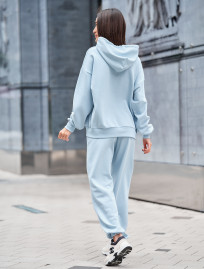 Costum de trening de damă Staff po light blue oversize