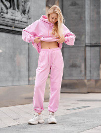 Costum de trening de damă Staff po pink oversize