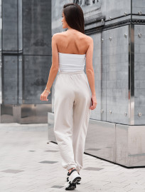 Pantaloni de trening de damă Staff flexi light gray