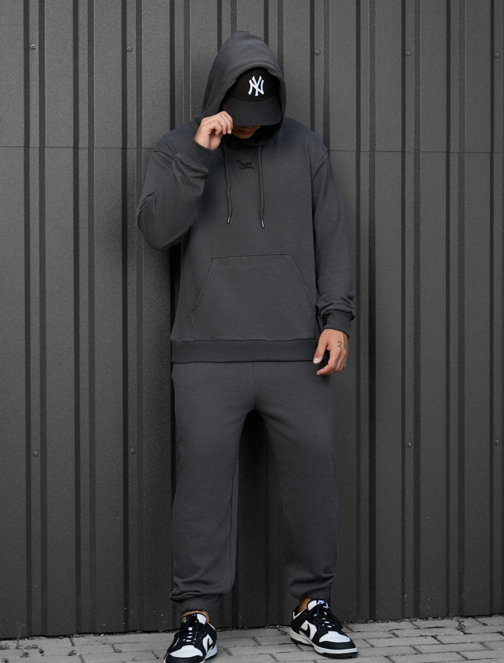 Costum de trening Staff fad dark gray