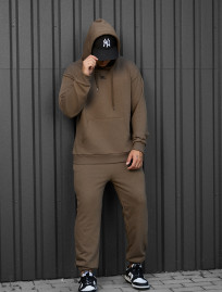 Costum de trening Staff fad brown