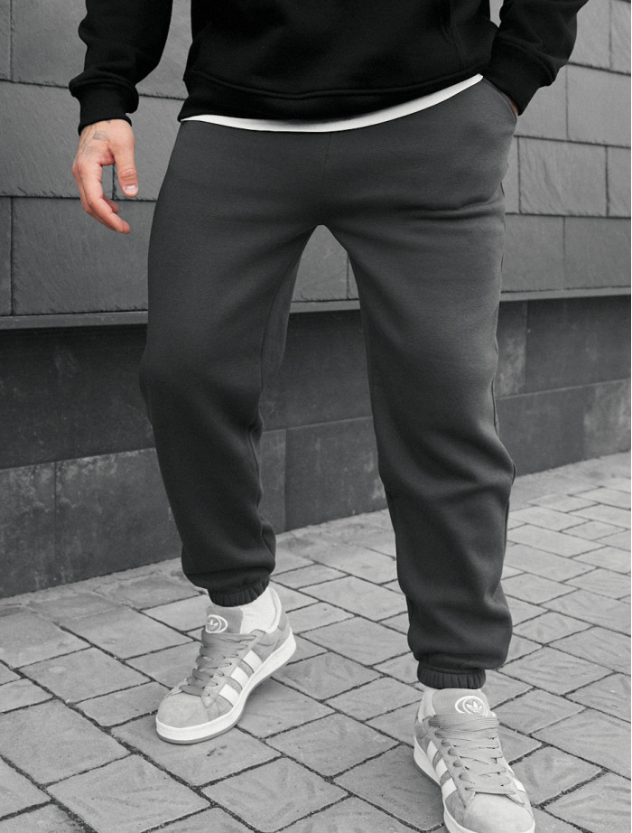 Pantaloni de trening  Staff fad dark gray fleece