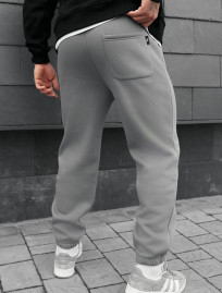 Pantaloni de trening Staff fad gray fleece