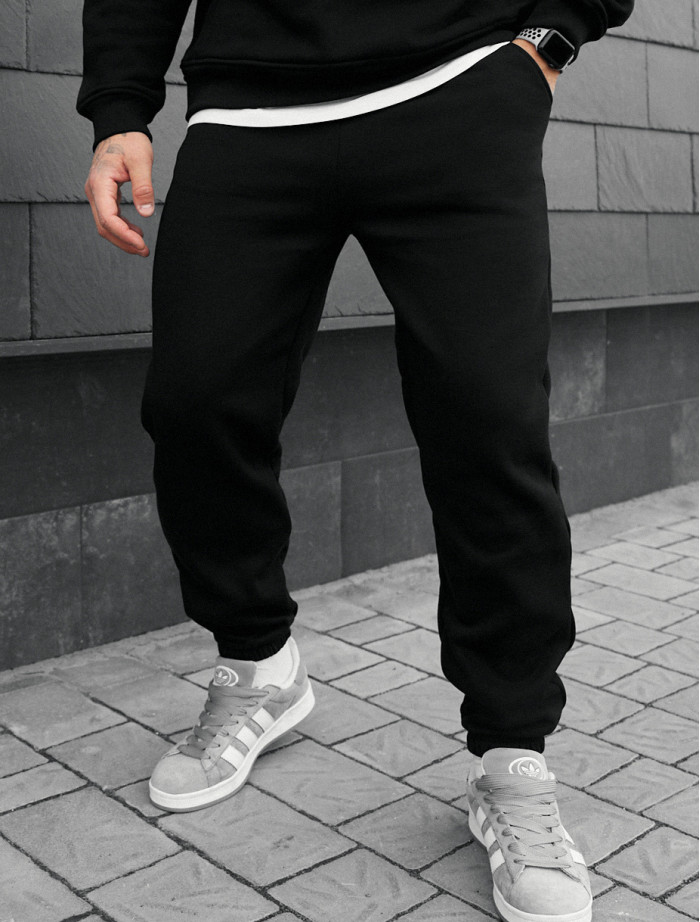 Pantaloni de trening Staff fad black fleece