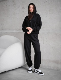 Costum de trening de damă Staff sem black oversize