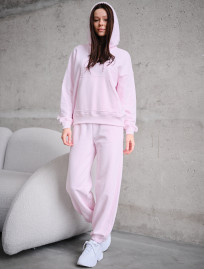 Costum de trening de damă Staff sem light pink oversize