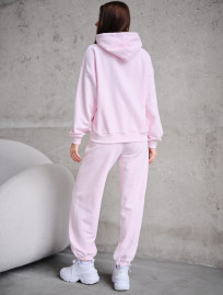Costum de trening de damă Staff sem light pink oversize