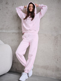 Costum de trening de damă Staff sem light pink oversize