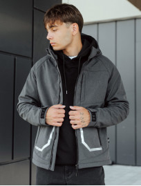 Geacă Staff cu soft shell graphite