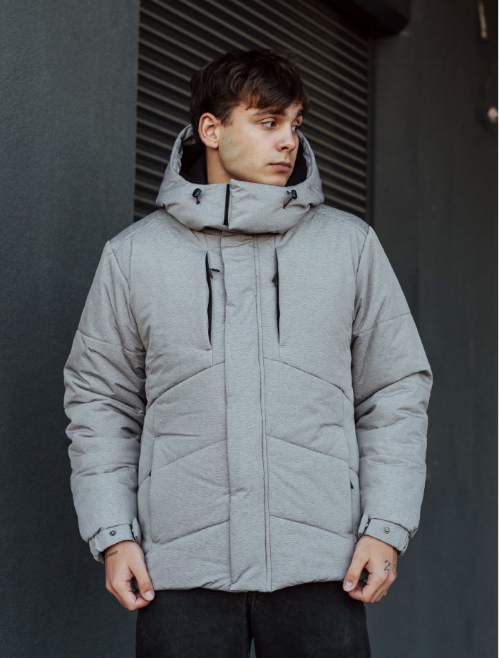 Geacă de iarnă Staff bo gray mélange