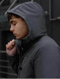 Geacă Staff soft shell ber dark gray