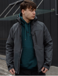 Geacă Staff soft shell ber dark gray