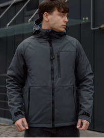 Geacă Staff soft shell ber dark gray